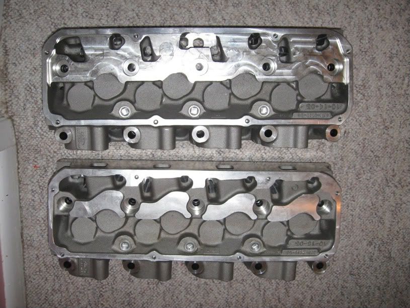 SBF D3 Heads, Billet Valve covers, tit. valves, Jesel Rockers, Inconel