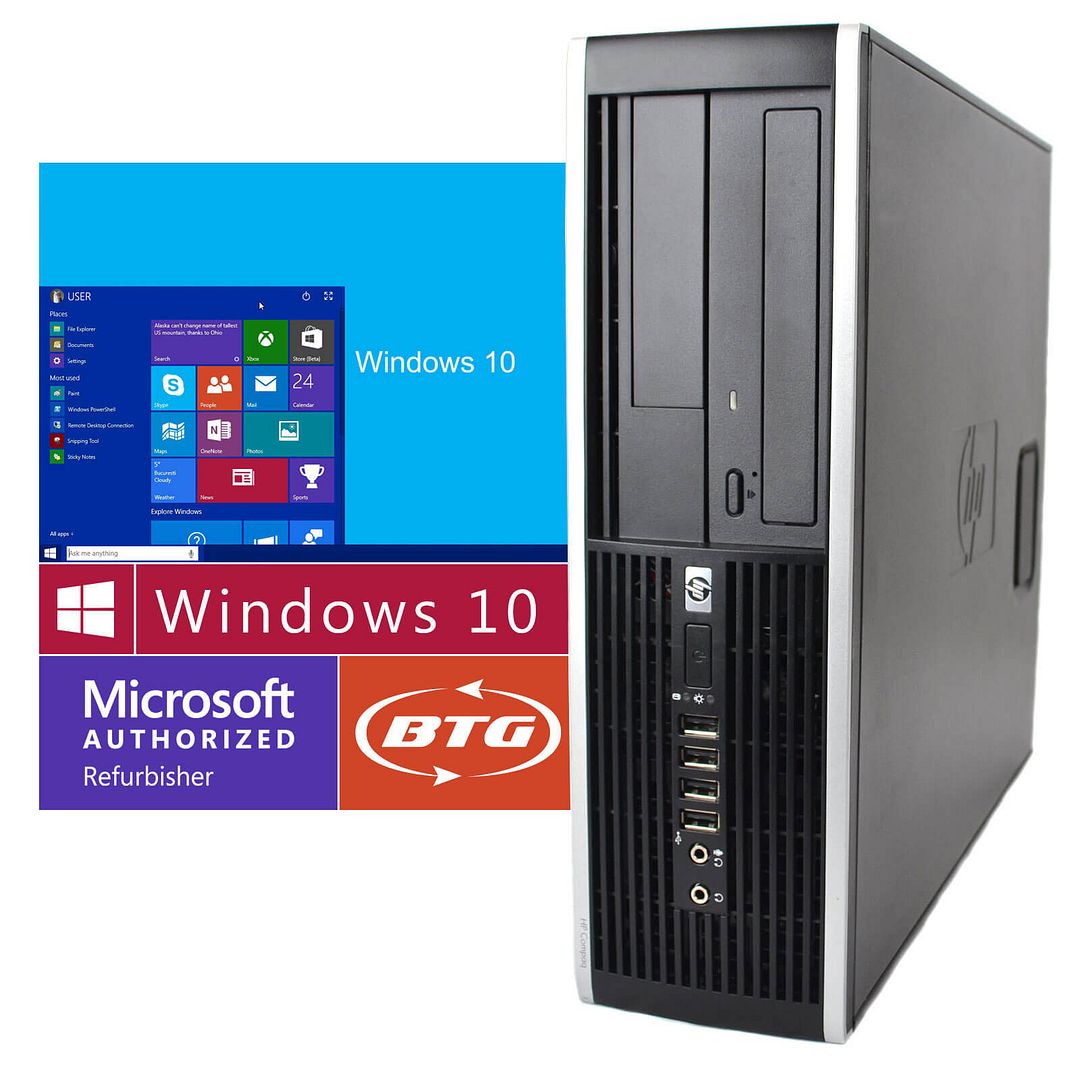 HP Elite 8100 Windows 10 PC Desktop Intel Core i5 3.1GHz 8GB RAM DVDRW