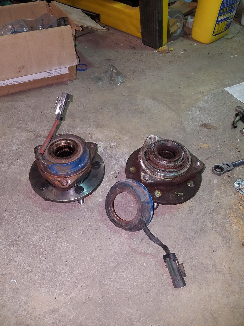 Sounds like a bad hub assembly but I am not sure Cadillac Owners Forum