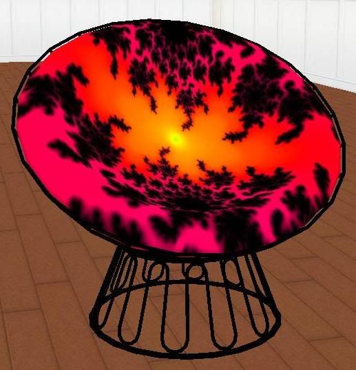 sunset circle chair