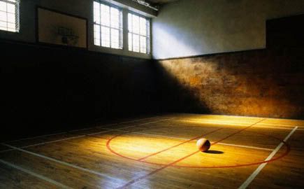 Basketball Court Backdrop