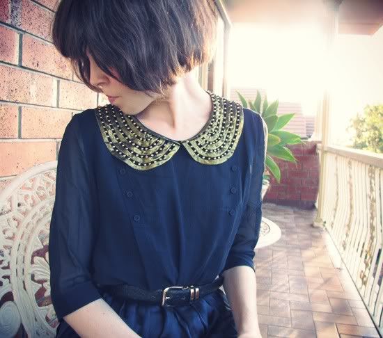 TBA silk dress, eBay leather waist belt, Topshop heart suspender tights, Chloe Silverado booties outfit @ Le Blog de Sushi