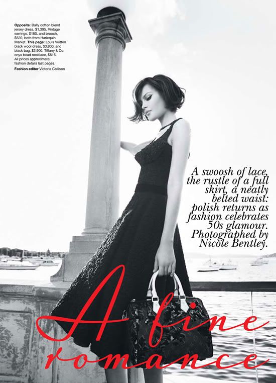 Vogue September 2010: 50's romance editorial @ Le Blog de Sushi leblogdesushi