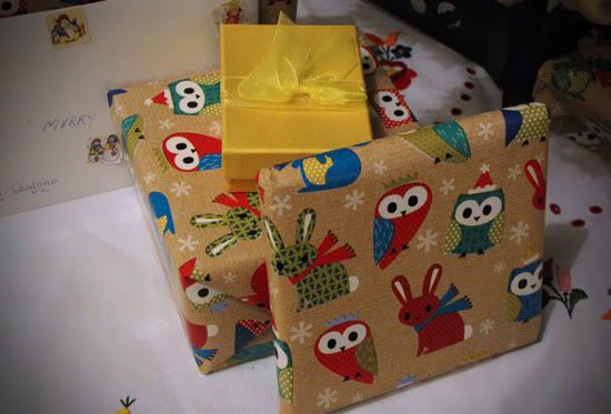 Christmas tree, presents and Tarepanda Pandas on Christmas Eve @ Le Blog de Sushi