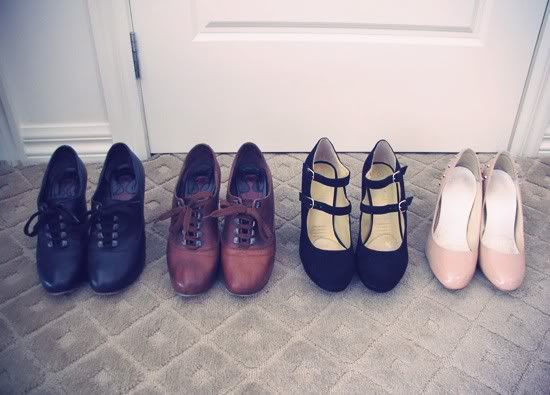 Chloe silverado booties, Sportsgirl charlotte mary jane heels, Tony Bianco studded nude heels @ Le Blog de Sushi