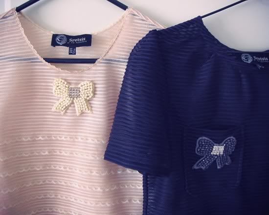 Sretsis bow blouse and double bow blouse @ Le Blog de Sushi
