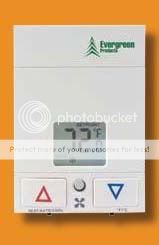 Evergreen Wireless Semi Programmable 2 speed fan Digital Thermostat 