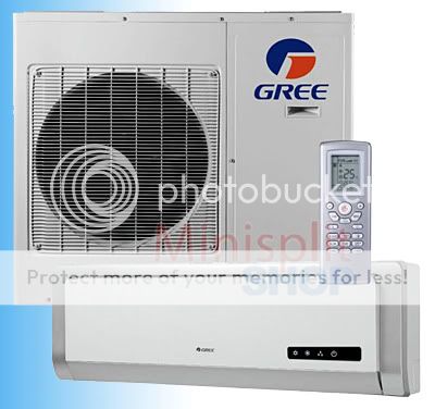 Ductless Mini Split 9000 A C Cooling Heat Pump Gree 23 SEER 115 V