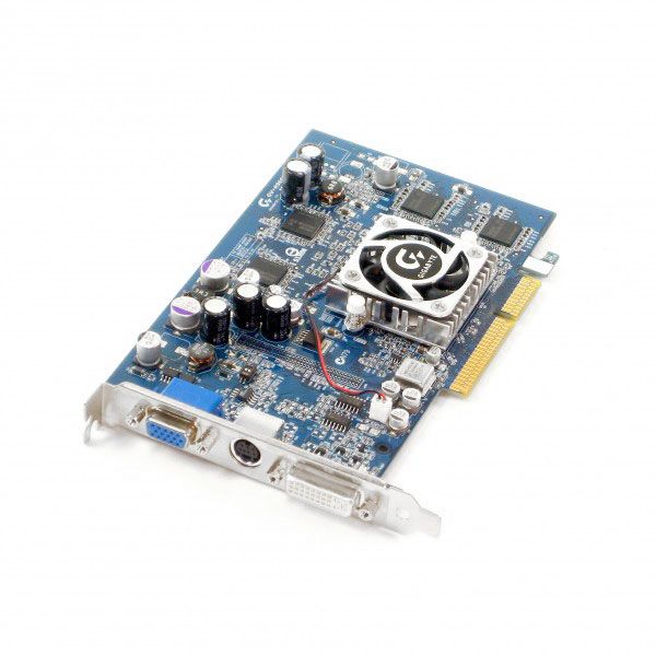 Gigabyte ATI Radeon 9600 PRO AGP Video Card 128mb VGA TV out DVI GV 