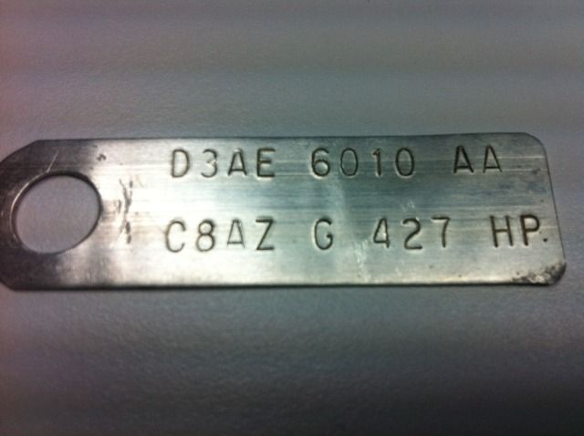 Engine tag decode - Ford Truck Enthusiasts Forums