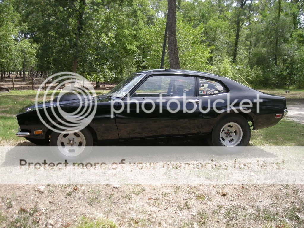 Yellow 72 ford maverick #10